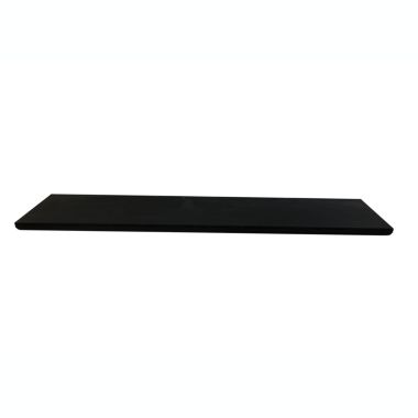 TX USA Foster 36" Solid Wood Horizontal Wall Shelf - Black. View a larger version of this product image.