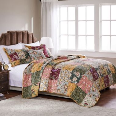 Greenland Home Fashion Antique Chic Quilt And Sham Bonus Set - 5 - Piece - King 105x95", Multi. View a larger version of this product image.
