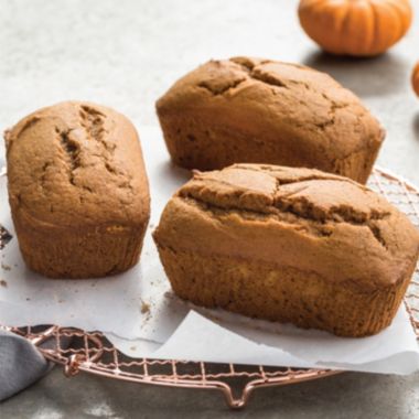 Baker's Secret 4x Mini Loaf Pan Set 6", Non-stick Aluminized Steel, Mini Cake and Bread Pan, Silver, Superb Collection. View a larger version of this product image.