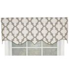 Alternate image 0 for RLF Home Ogee Style Regal All Season Best Quality Valance Taupe 3" Rod Pocket 50W x 17L
