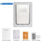 Alternate image 3 for Ownpets X-Large Pet Wall Doors with Plastic Flap Door