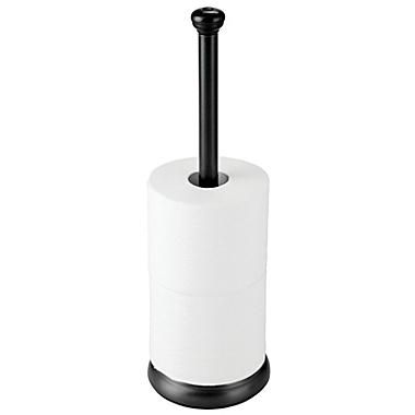 mDesign Metal Freestanding Toilet Paper Stand, Holds 3 Rolls. View a larger version of this product image.
