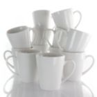 Alternate image 1 for Elama Holt 12 Piece 10 Ounce Porcelain Mug Set in White