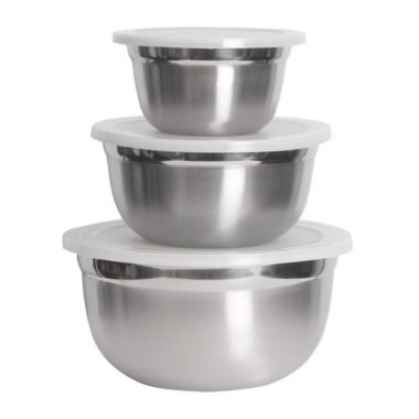 Lindy's Stainless Steel 3 PC Bowl Set. View a larger version of this product image.