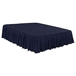 PiccoCasa Polyester Ruffled Bed Skirt With 16