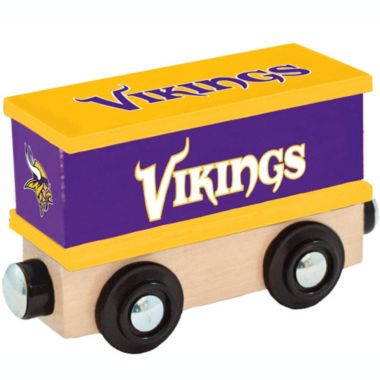 MasterPieces Wood Train Box Car - NFL Minnesota Vikings - Officially Licensed Toddler & Kids Toy. View a larger version of this product image.