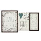 Alternate image 1 for HomeRoots Decor 24 X 1 X 18 5Pcs Multi-color Love Is Forever Wall Art - 321080