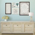 Alternate image 3 for HomeRoots Decor 24 X 1 X 18 5Pcs Multi-color Love Is Forever Wall Art - 321080