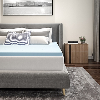 Flash Furniture Capri Comfortable Sleep 2 inch Cool Gel Memory Foam Mattress Topper - Full. View a larger version of this product image.
