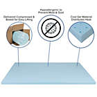 Alternate image 3 for Flash Furniture Capri Comfortable Sleep 2 inch Cool Gel Memory Foam Mattress Topper - Full