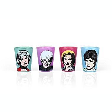 Golden Girls Character Shot Glasses - Unique Collectible 4-Piece 2oz Glass  Set - Perfect For Game Night, Bachelor/Bachelorette Party Favor, College  Graduation - Funny Birthday, Mom, Best Friend Gifts | Bed Bath & Beyond