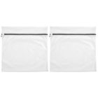 Alternate image 0 for mDesign Laundry Mesh Fabric Wash Bag for Delicates - 24" x 24" - White