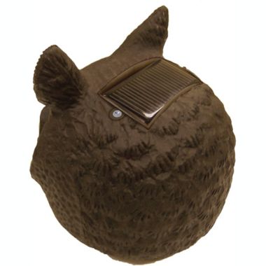 Dalen Gardeneer (#DALSRHO4) Solar Action Owl Natural Scarecrow Device, 18in. View a larger version of this product image.