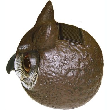 Dalen Gardeneer (#DALSRHO4) Solar Action Owl Natural Scarecrow Device, 18in. View a larger version of this product image.