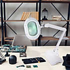 Alternate image 2 for Lightview 2-in-1 LED Floor and Desk - 5 Diopter - XL