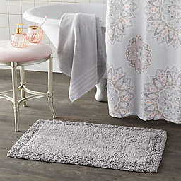 SKL Home Saturday Knight Ltd Rosario Soft And Absorbent Decorating Style Tufted Fabric Bathroom Rug - 20x30