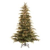 Puleo International Inc. l 6.5 Foot Artificial Prelit Montclair Fir Christmas Tree