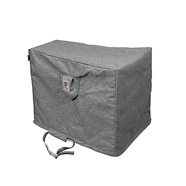 Summerset Shield Platinum Wedge Accent 3-Layer Polyester Outdoor Table Cover - 16x22", Grey Melange. View a larger version of this product image.