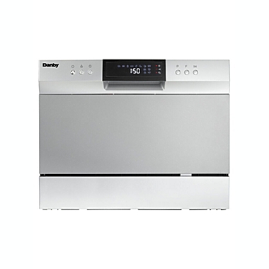 Danby DDW631SDB 6 Place Setting Countertop Dishwasher in Silver. View a larger version of this product image.