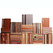 Booth & Williams Chocolate Decorative Books, Set of 75
