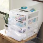Alternate image 2 for Gracious Living 4 Drawer Desk & Office Organizer with Organization Top