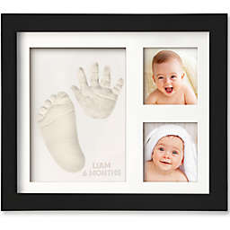 KeaBabies Baby Hand and Footprint Kit, Baby Footprint Kit, Baby Keepsake Picture Frames (Onyx Black)