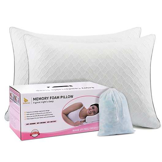 STOMACH & BACK SLEEPERS SOFT GOOD COMFORT 1PC MEMORY FOAM BED PILLOW FOR SIDE 