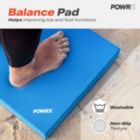 Alternate image 1 for POWRX Foam Balance Pad For Stability Training, Yoga, And Physical Therapy Non-Slip