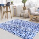 Alternate image 1 for Homefires Decorative Indoor/Outdoor Accent Rug Shibori Blue - 3' X 5'