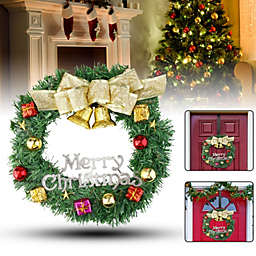 Kitcheniva 30CM Christmas Tree Wreath Door Hanging Garland Window Wall Ornament Xmas Decor