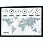 Alternate image 1 for Seiko 23" World&#39;s View Wall Clock