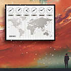 Alternate image 2 for Seiko 23" World&#39;s View Wall Clock