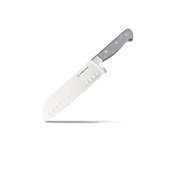 Dura Living Superior Series 7 Inch Stainless Steel Santoku Knife, Gray