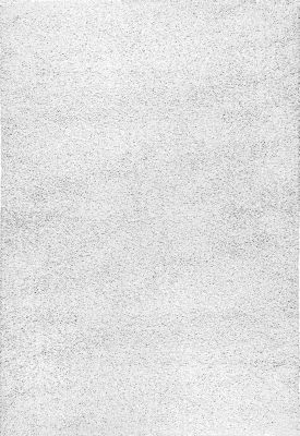 nuLOOM Arden Homely Shag Shags - White 4&#39; x 6&#39;