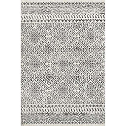 nuLOOM Camila Greek Diamond Trellis Area Rug, 9' x 12', Off White