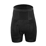 Unique Bargains Men&#39;s Abdominal Slim Shapewear, High-waisted Tights Shorts Boxer Briefs Shaping Long Legs, L Size Black