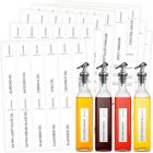 Alternate image 0 for Talented Kitchen Minimalist Labels for Oils, Vinegars & Condiments - 132 Oil and Vinegar Label Sticker, Water Resistant Condiment Labels. Preprinted Decals Oil Bottles Pantry Organization Storage
