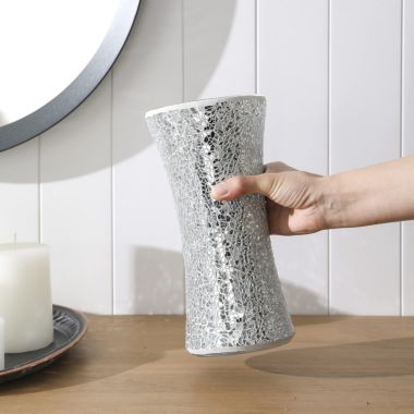 EAST CREEK Handmade Mosaic Flower Vase Home Decor Glass Vase Table Centerpieces. View a larger version of this product image.