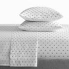 Alternate image 2 for Saturday Park Dark Grey Hearts Sheet Set