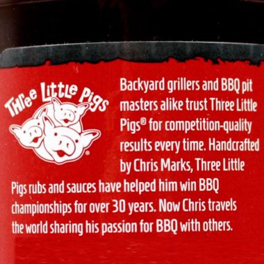 Three Little Pigs Touch of Cherry BBQ Sauce Sweet Smoky Hickory 21.4 Oz Bottle. View a larger version of this product image.