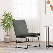 vidaXL Lounge Chair Dark Gray 20.5"x29.5"x29.9" Fabric