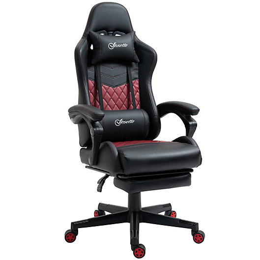 Office Gaming Chair Racing High Back Recliner Swivel Executive Computer Footrest 