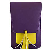 K. Carroll 7.5" Purple and Yellow Fashionable Harper Crossbody Bag