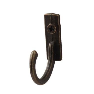 Unique Bargains Vintage Style Wall Mounted Towel Scarf Hook Hangers for Hanging Coat Towels Robe Key Bag 10 Pieces Bronze Tone. View a larger version of this product image.