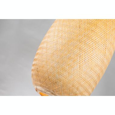 ELE Light & Decor Emily 1-Light Tan Pendant Design Pendant Light with Rattan Shade. View a larger version of this product image.