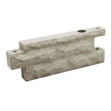 Good Ideas Garden Wizard Polyethylene 2' Wall Section Stone Border - Sandstone. View a larger version of this product image.