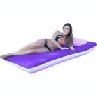 Alternate image 1 for The Pool Supply Shop 72" Aqua Duo Reversable Bubblegum Pink and Jelly Purple Floating Swimming Pool Mattress