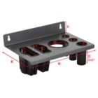 Alternate image 2 for Saloniture Wall Mount Hair Iron & Blow Dryer Holder - Salon Appliance Rack