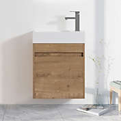 Beingnext Bathroom Vanity with Sink 18 Inch, with Soft Close Door, 18x10