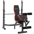 Alternate image 0 for Soozier Heavy Duty Weight Multi-Function Workout Bench with Preacher Curl, Strength Exercise Starter Kit Develops Legs, Arms, and Core Muscles